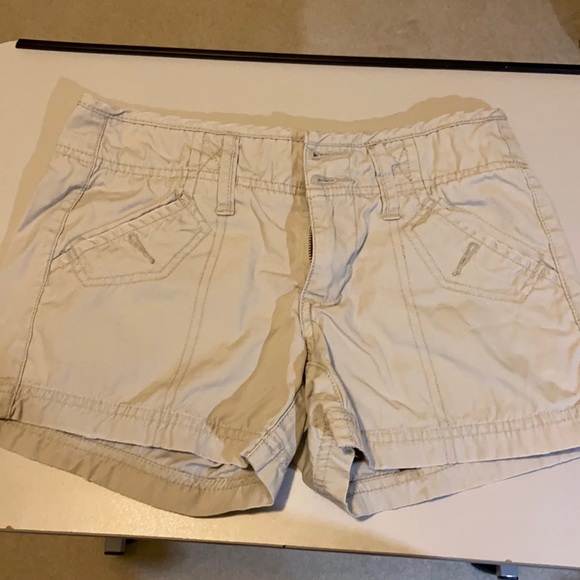 Beige Cargo Shorts - Picture 1 of 3